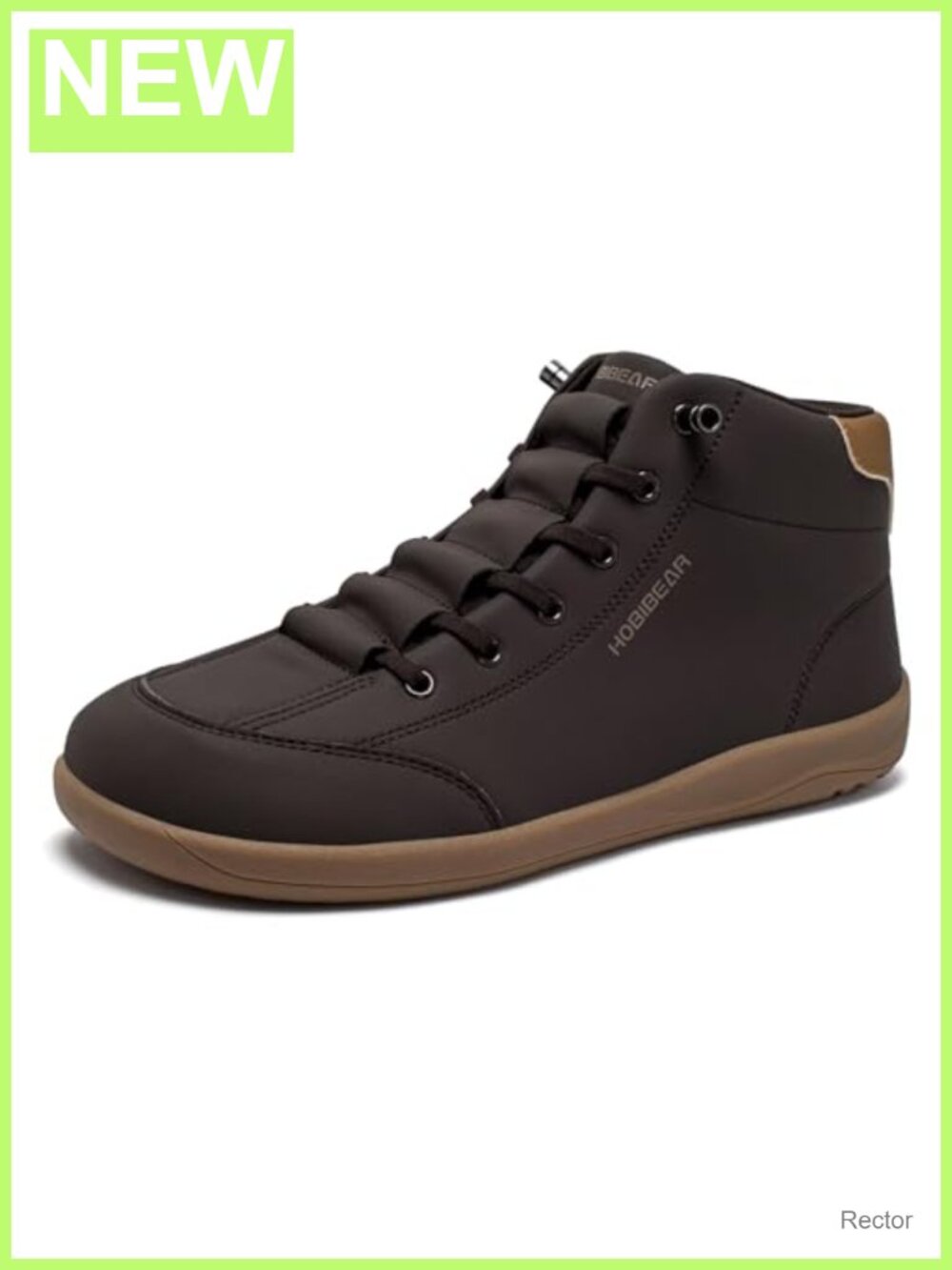 Leather Barefoot Boots Zero-Drop Wide Width Lace-Up Hiking Boots